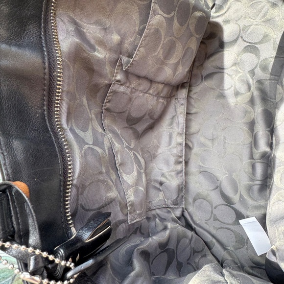 Vintage Coach Hampton Carryall Handbag 7468 Leather Black - Picture 5 of 15